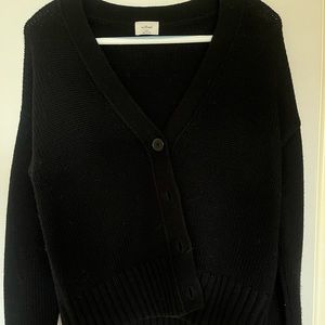 Aritzia Wilfred Black Cardigan